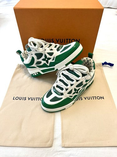 LV SKATE SNEAKER GREEN WHITE