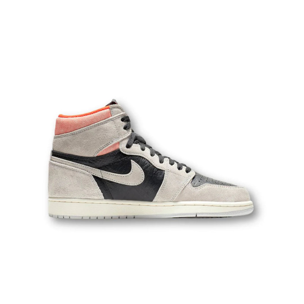 JORDAN 1 RETRO HIGH x NEUTRAL GREY HYPER CRIMSON