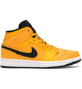 JORDAN 1 MID x UNIVERSITY GOLD BLACK