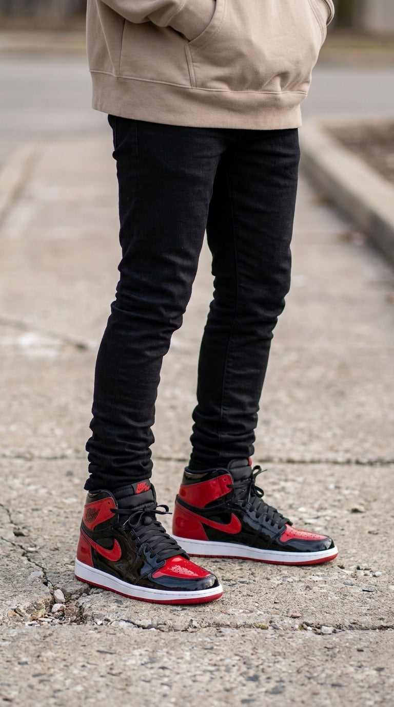 JORDAN 1 HIGH OG x PATENT BRED