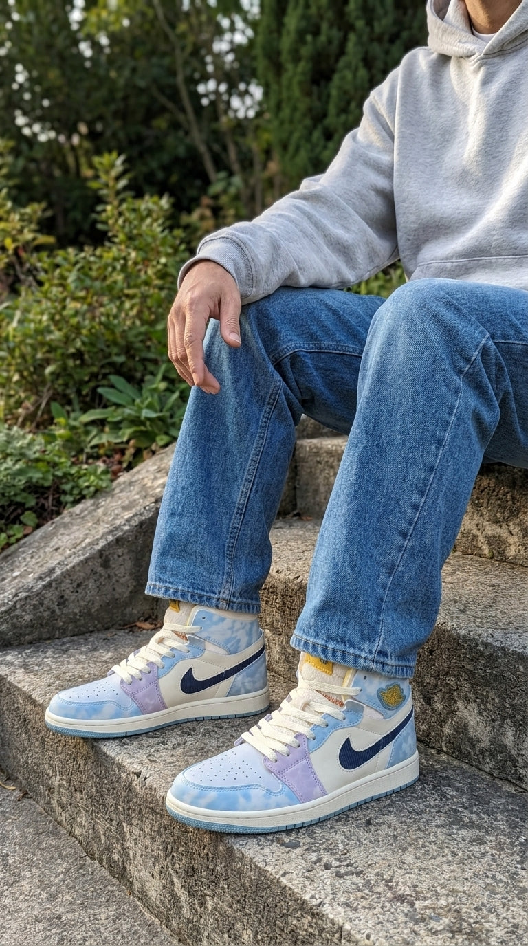 JORDAN 1 HIGH ZOOM AIR CMFT x CELESTINE BlUE