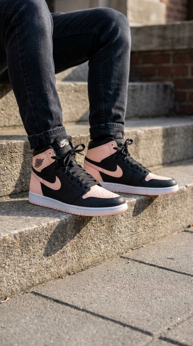JORDAN 1 HIGH x BLACK CRIMSON TINT