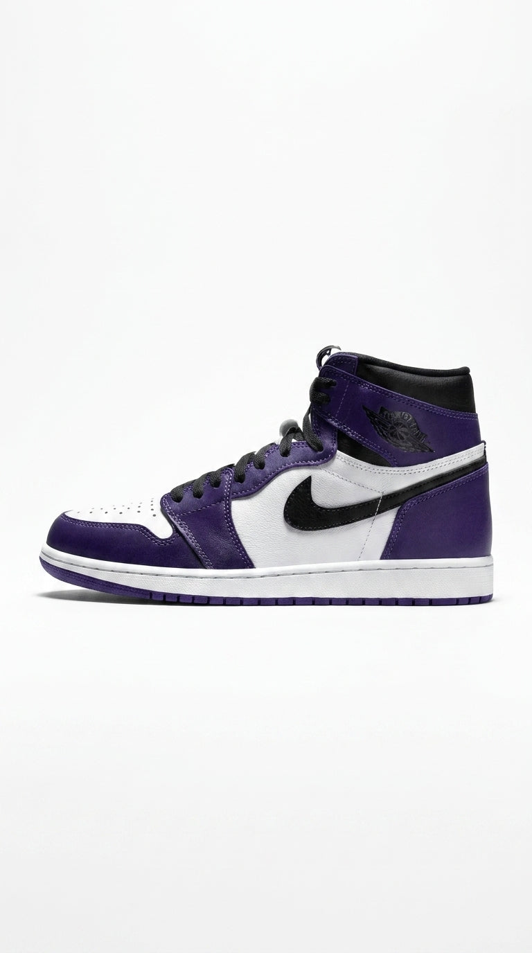 JORDAN 1 HIGH x COURT PURPLE WHITE