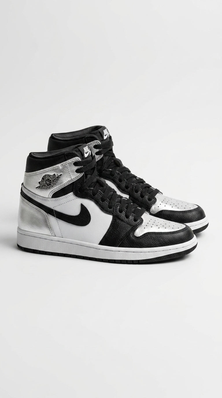 JORDAN 1 HIGH x SILVER TOE