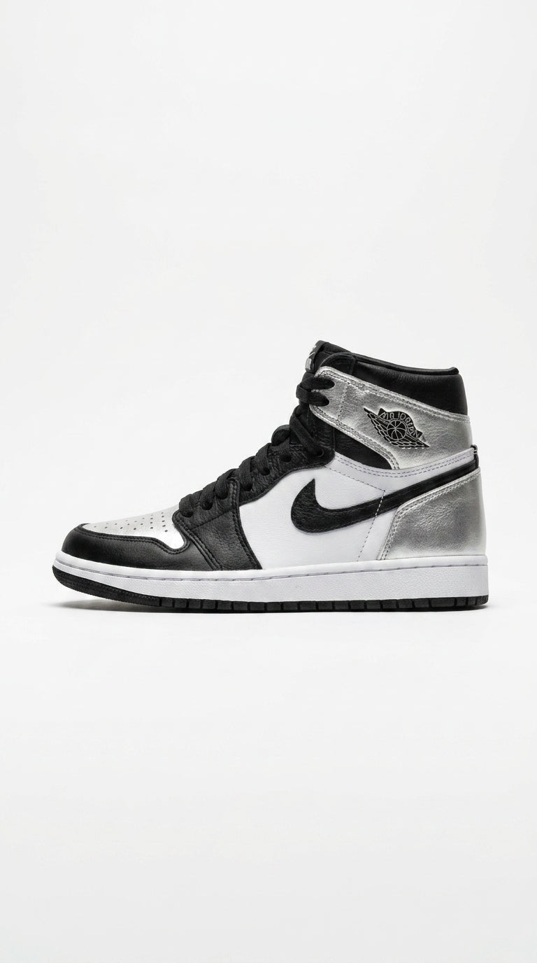JORDAN 1 HIGH x SILVER TOE
