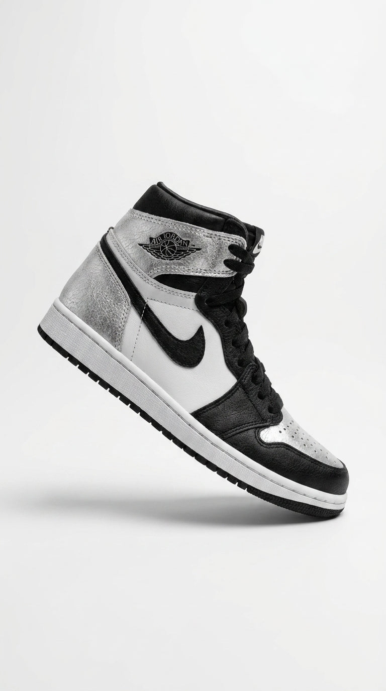 JORDAN 1 HIGH x SILVER TOE