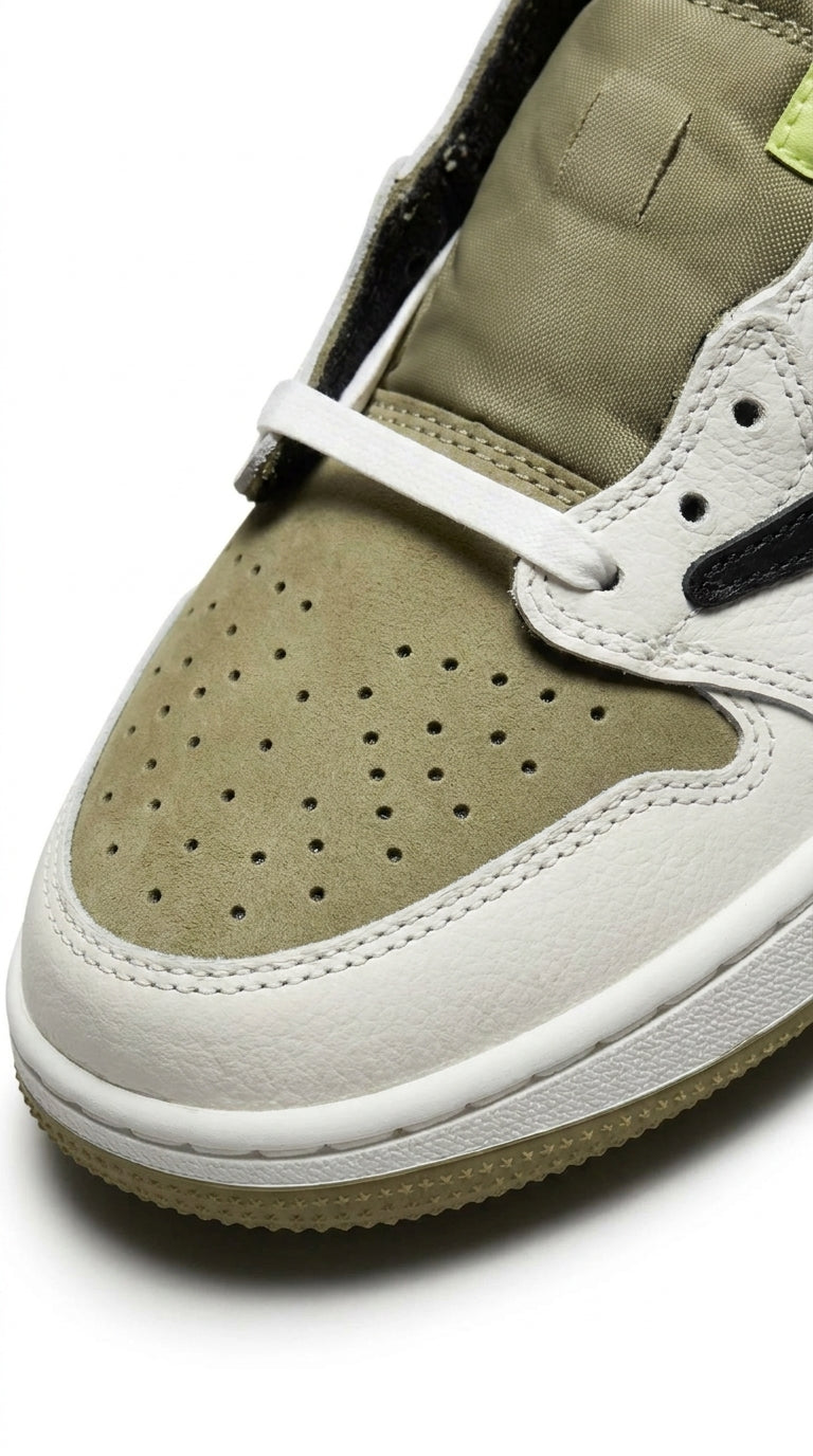 JORDAN 1 LOW GOLF x TRAVIS SCOTT NEUTRAL OLIVE