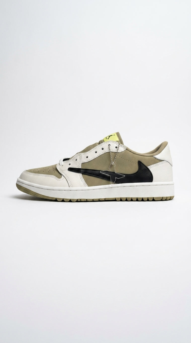 JORDAN 1 LOW GOLF x TRAVIS SCOTT NEUTRAL OLIVE