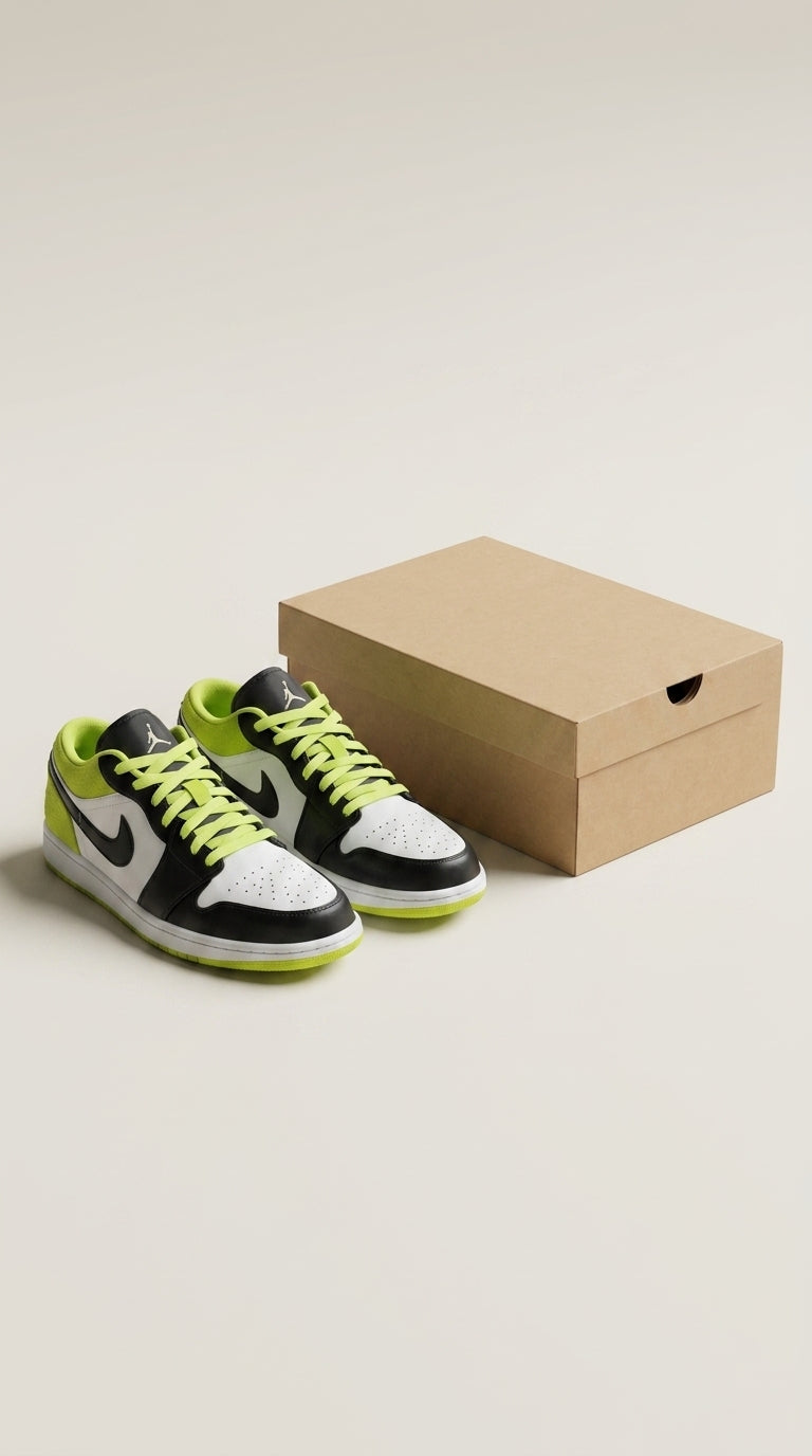 JORDAN 1 LOW x BLACK CYBER