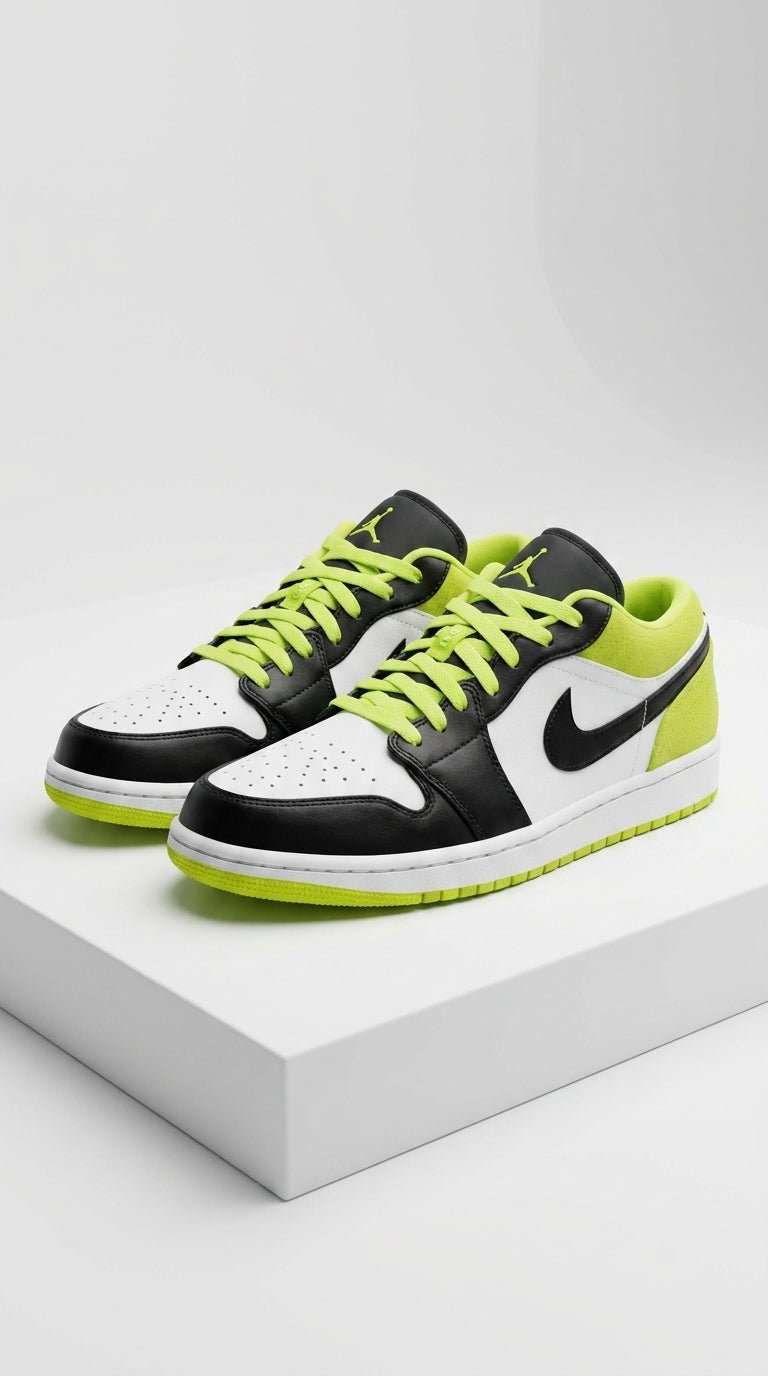 JORDAN 1 LOW x BLACK CYBER