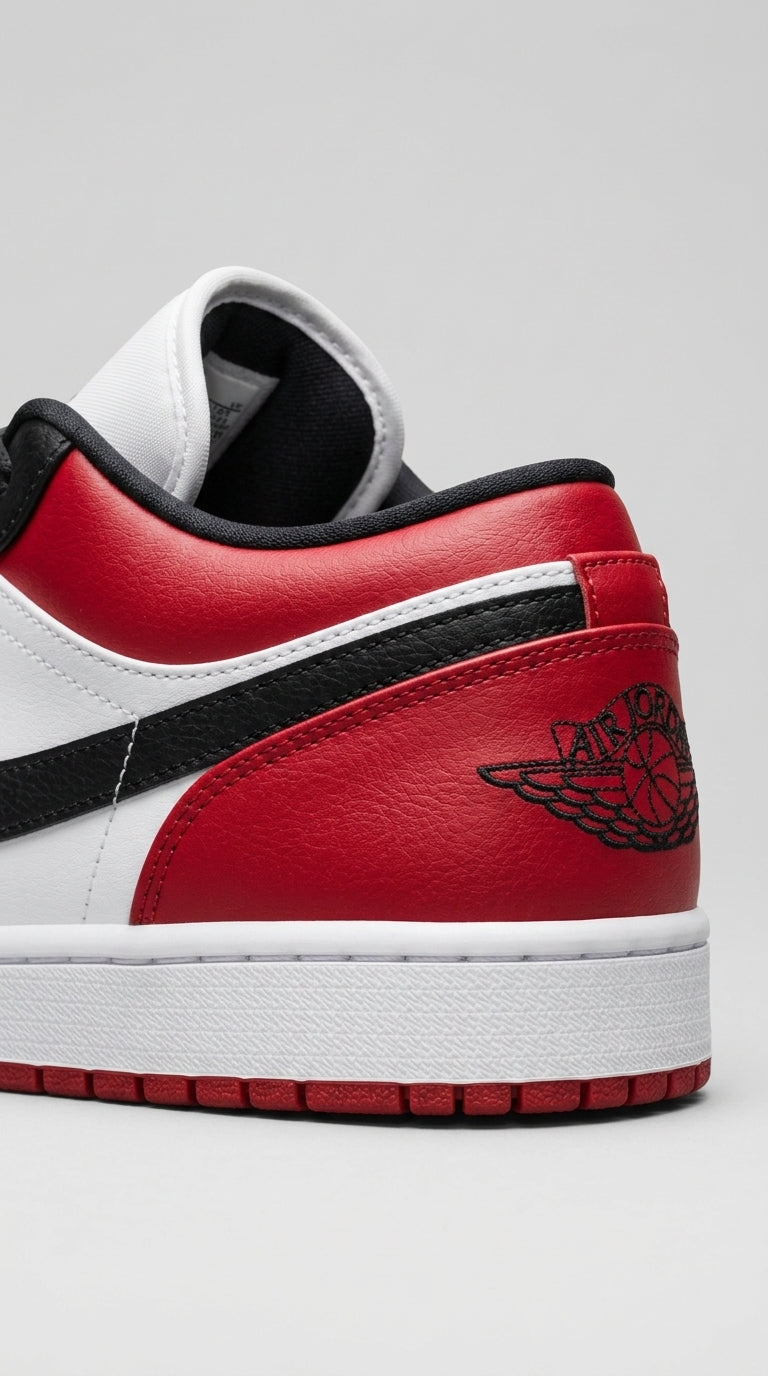 JORDAN 1 LOW x BRED TOE