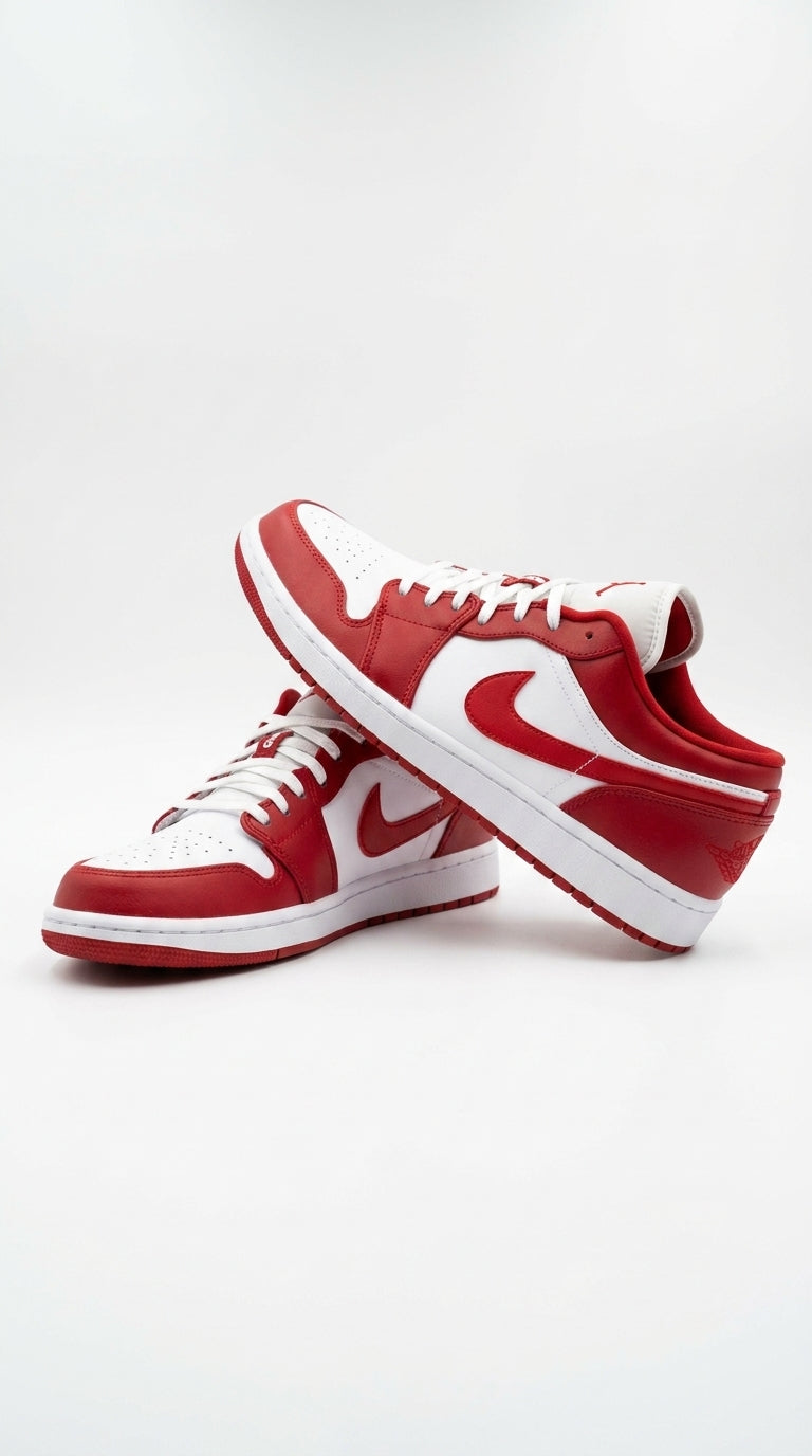 JORDAN 1 LOW x GYM RED WHITE
