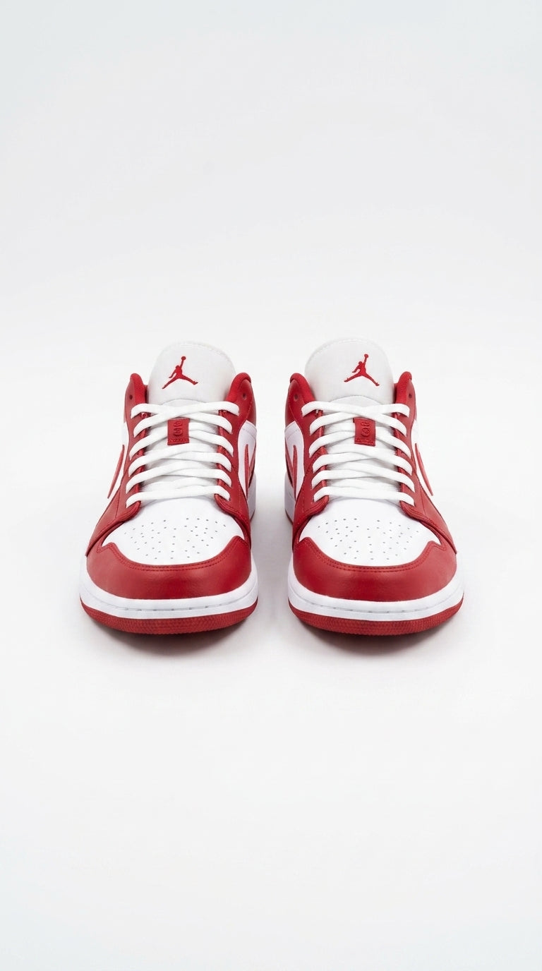JORDAN 1 LOW x GYM RED WHITE