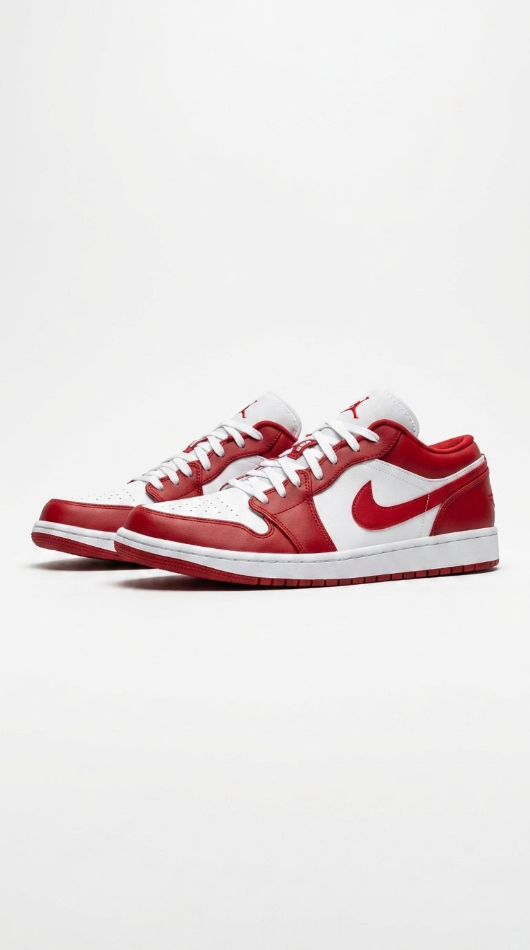 JORDAN 1 LOW x GYM RED WHITE