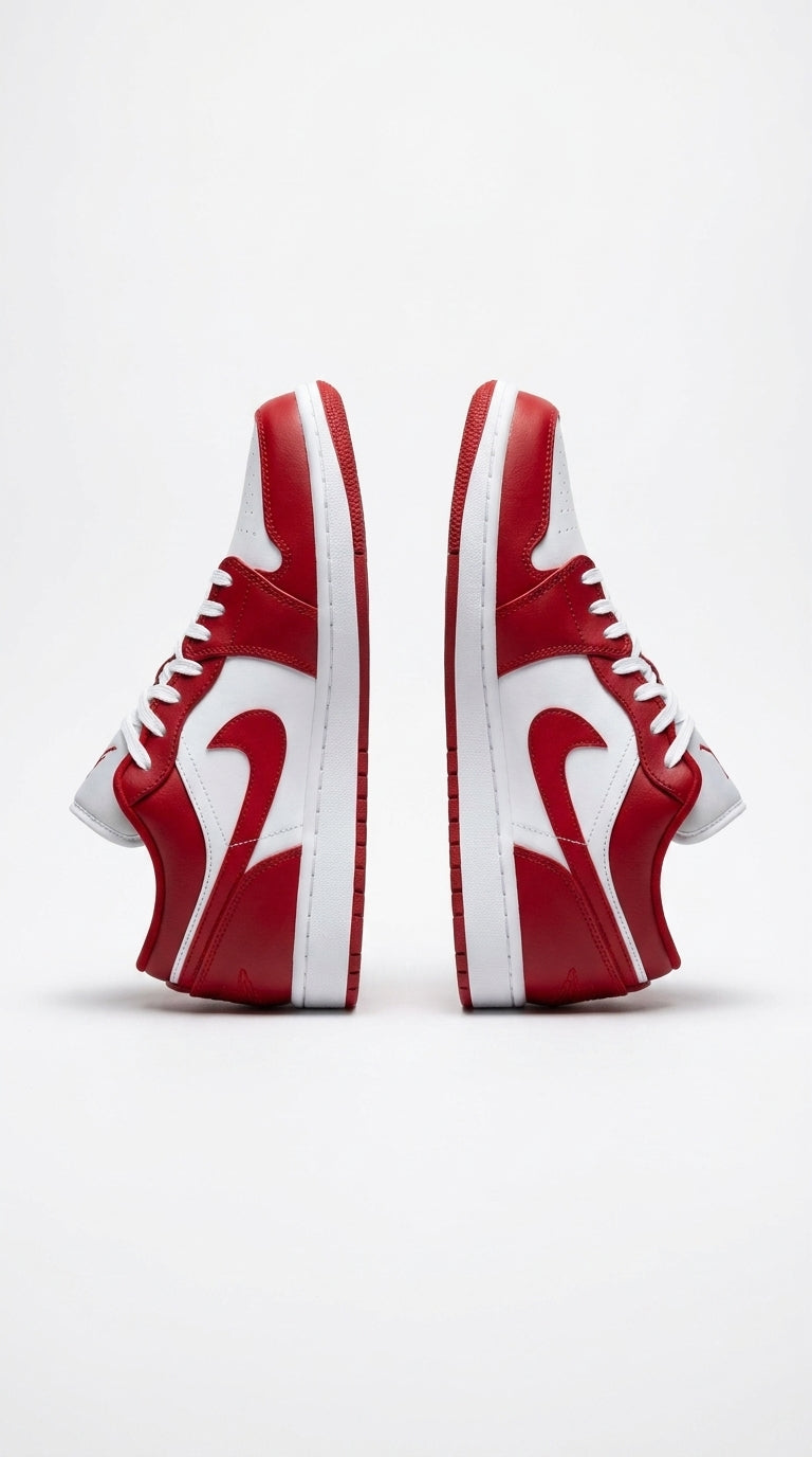 JORDAN 1 LOW x GYM RED WHITE