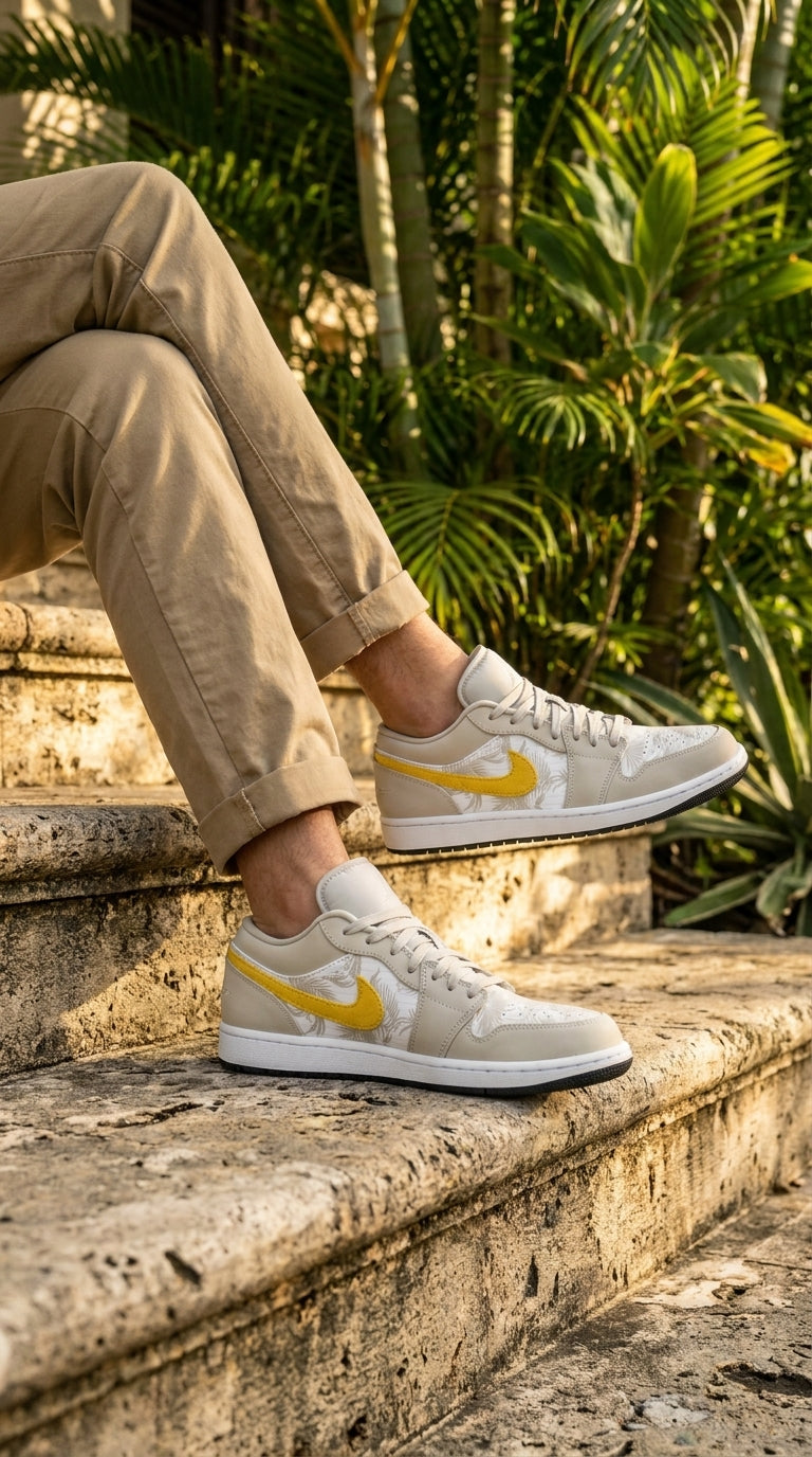 JORDAN 1 LOW x PALM TREE