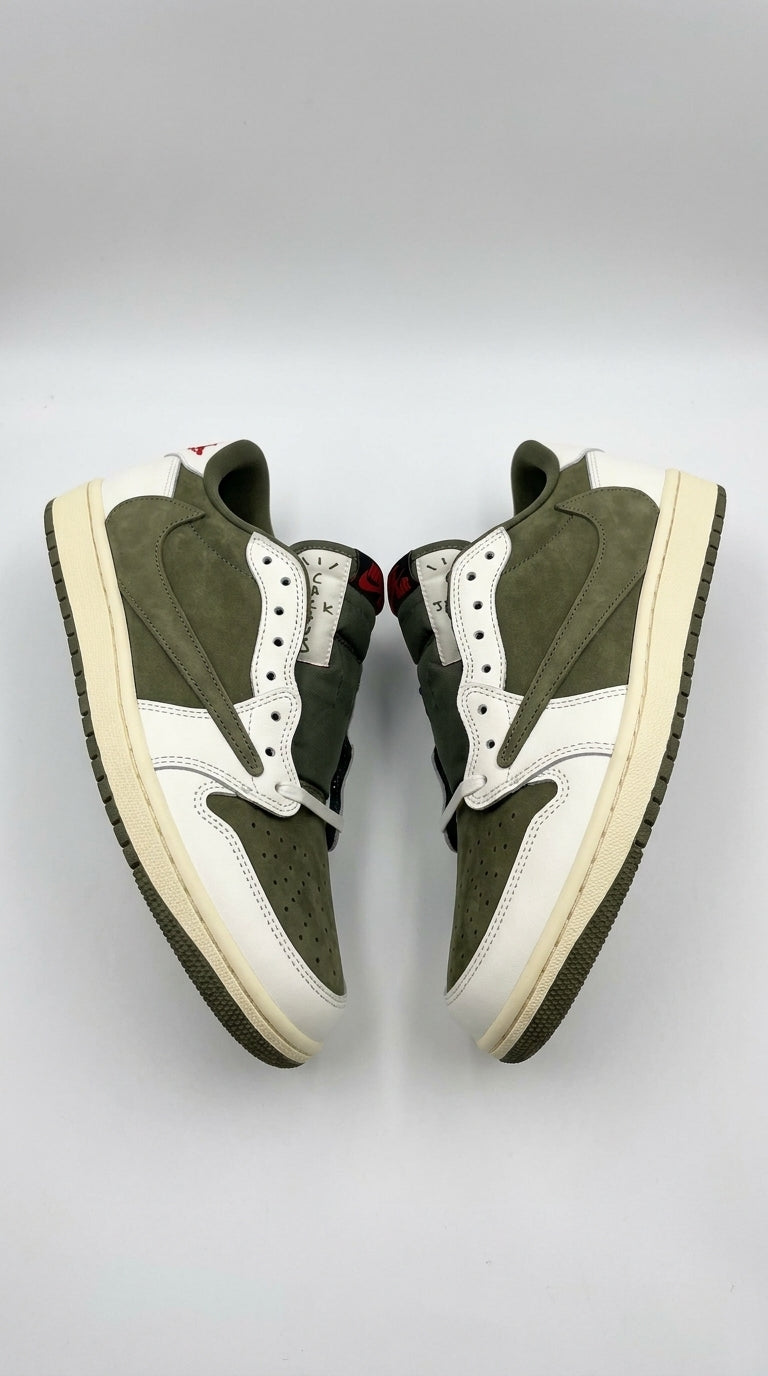 JORDAN 1 LOW x TRAVIS SCOTT OLIVE