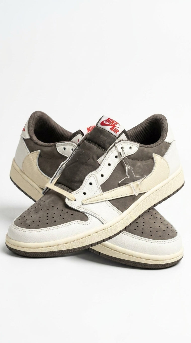 JORDAN 1 LOW x TRAVIS SCOTT REVERSE MOCHA