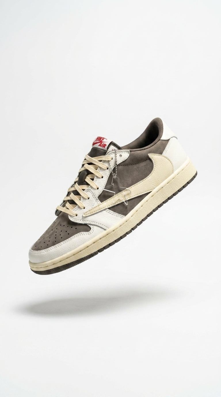 JORDAN 1 LOW x TRAVIS SCOTT REVERSE MOCHA