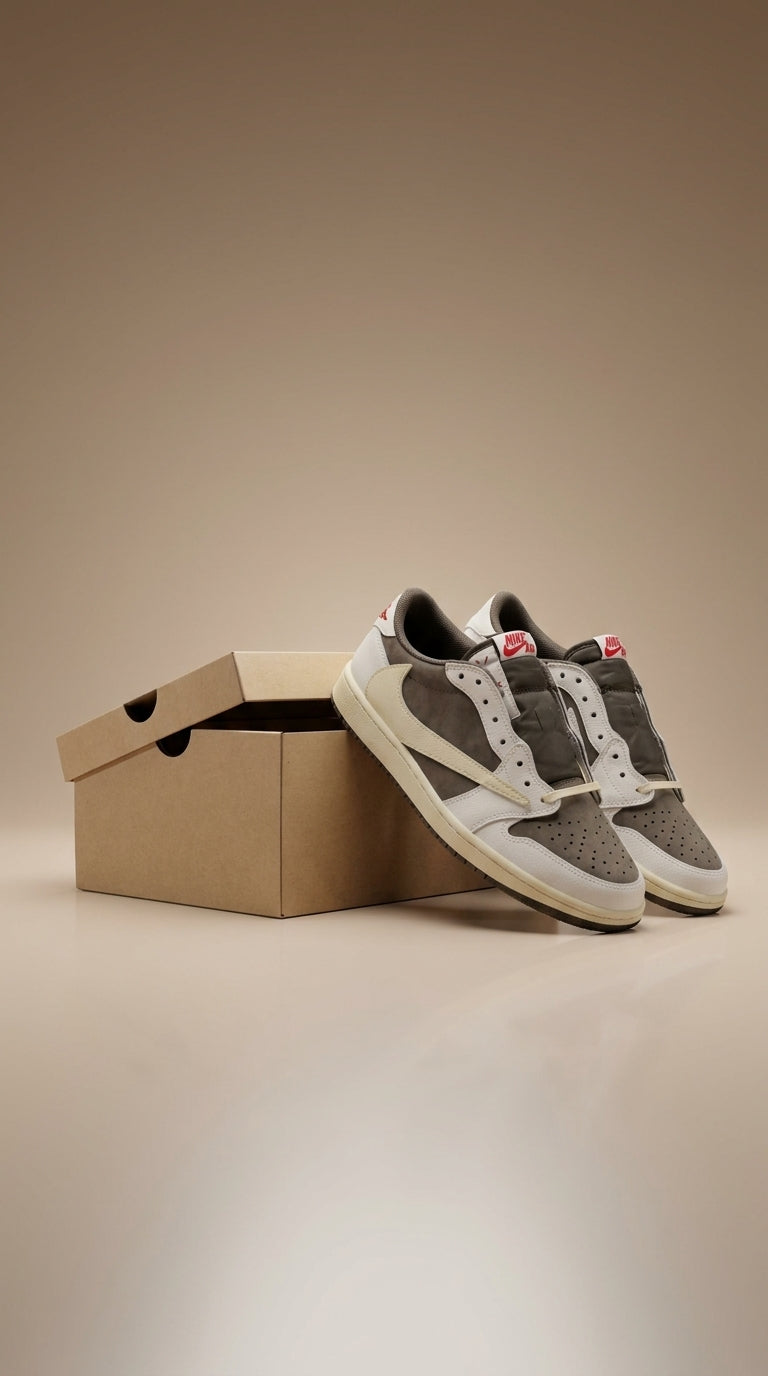 JORDAN 1 LOW x TRAVIS SCOTT REVERSE MOCHA