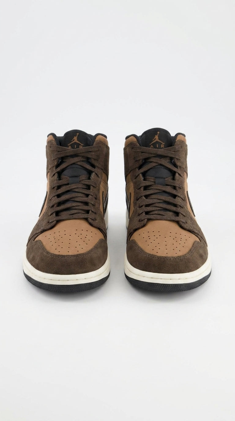 JORDAN 1 MID SE x DARK CHOCOLATE