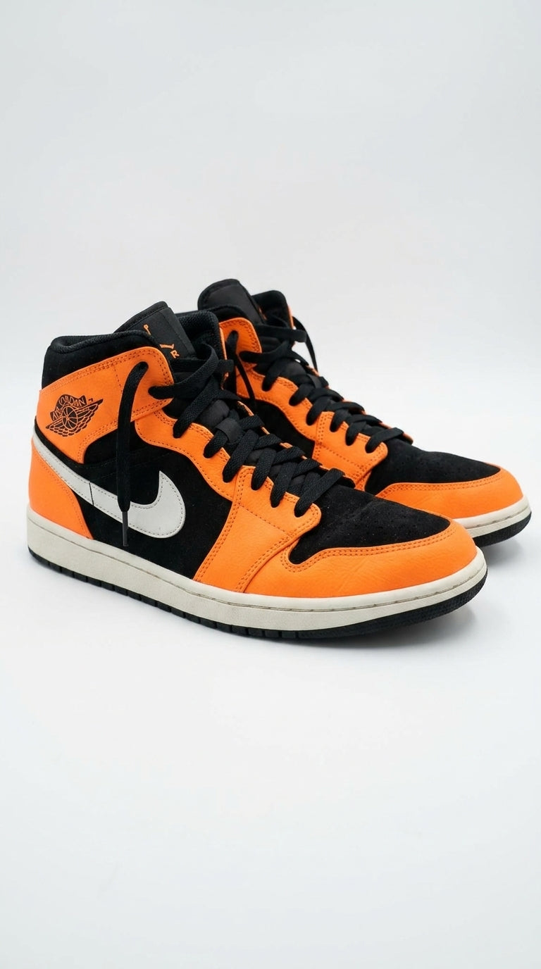 JORDAN 1 MID x BLACK CONE
