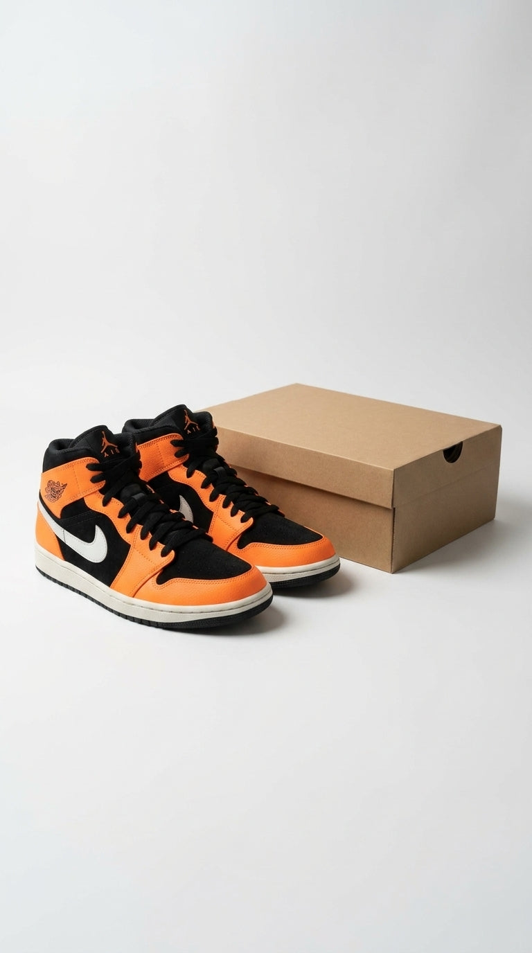 JORDAN 1 MID x BLACK CONE