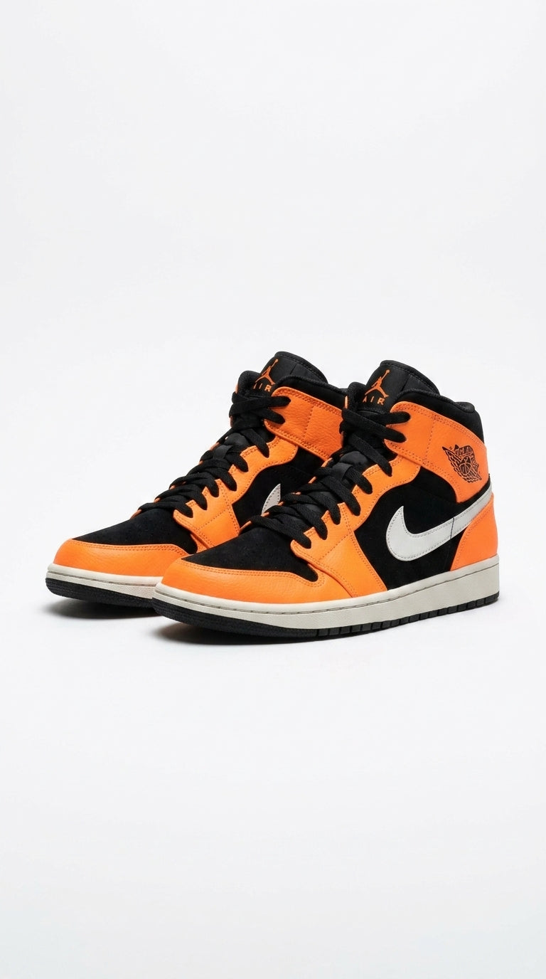 JORDAN 1 MID x BLACK CONE