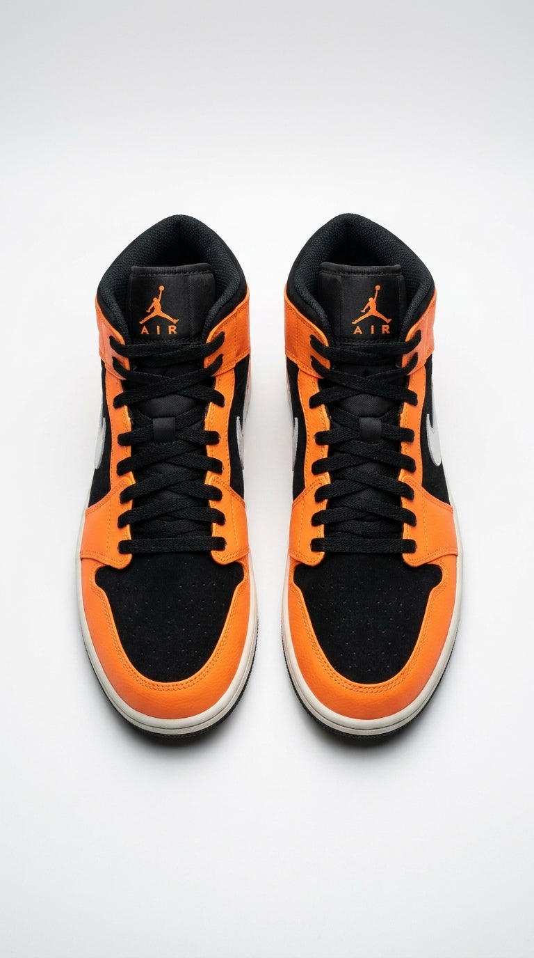 JORDAN 1 MID x BLACK CONE