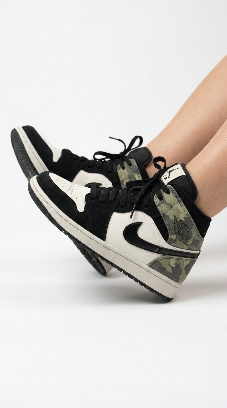 JORDAN 1 MID x CAMO
