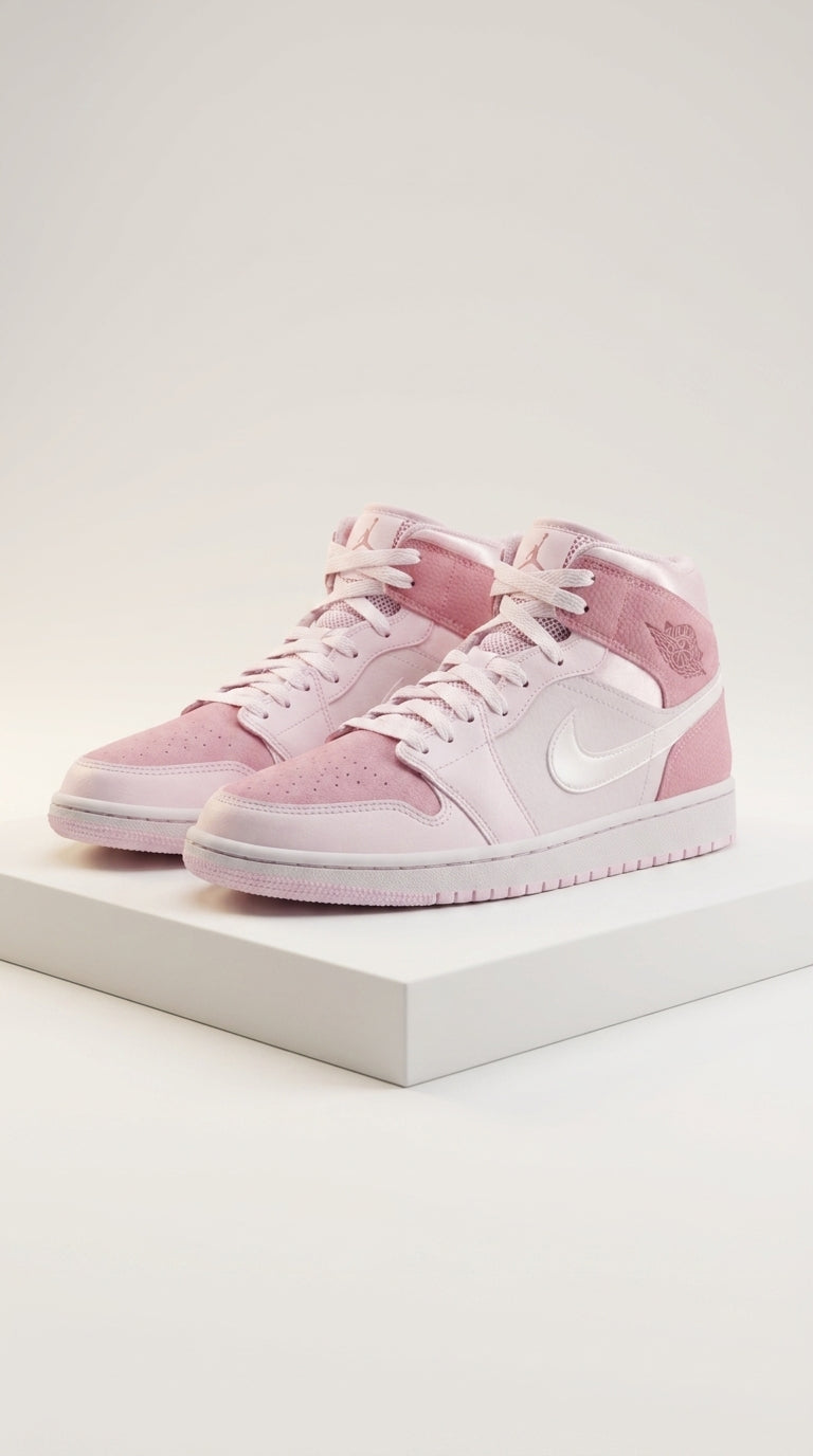 JORDAN 1 MID x DIGITAL PINK