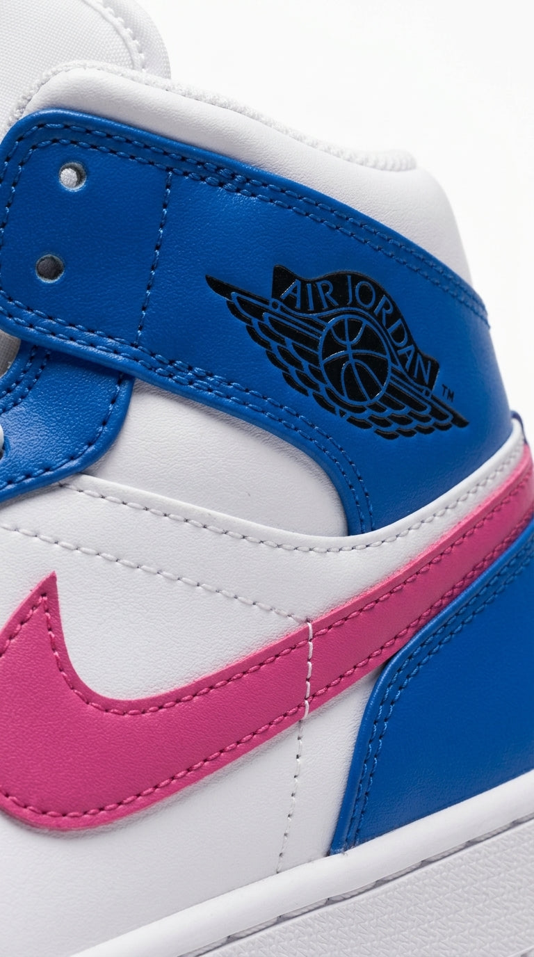 JORDAN 1 MID x HYPER ROYAL HYPER VIOLET