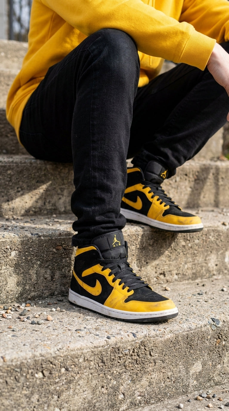 JORDAN 1 MID x REVERSE NEW LOVE