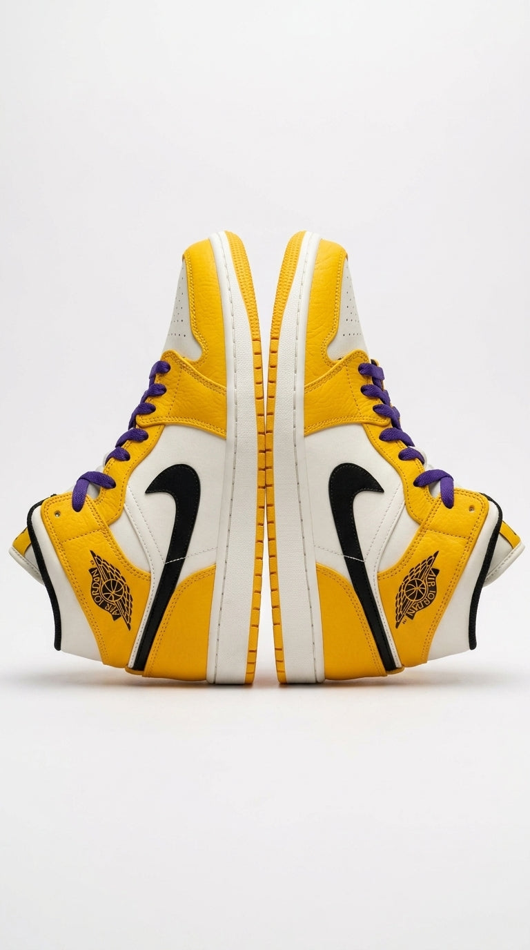 JORDAN 1 MID x SE LAKERS