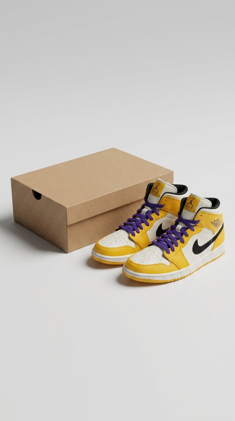 JORDAN 1 MID x SE LAKERS