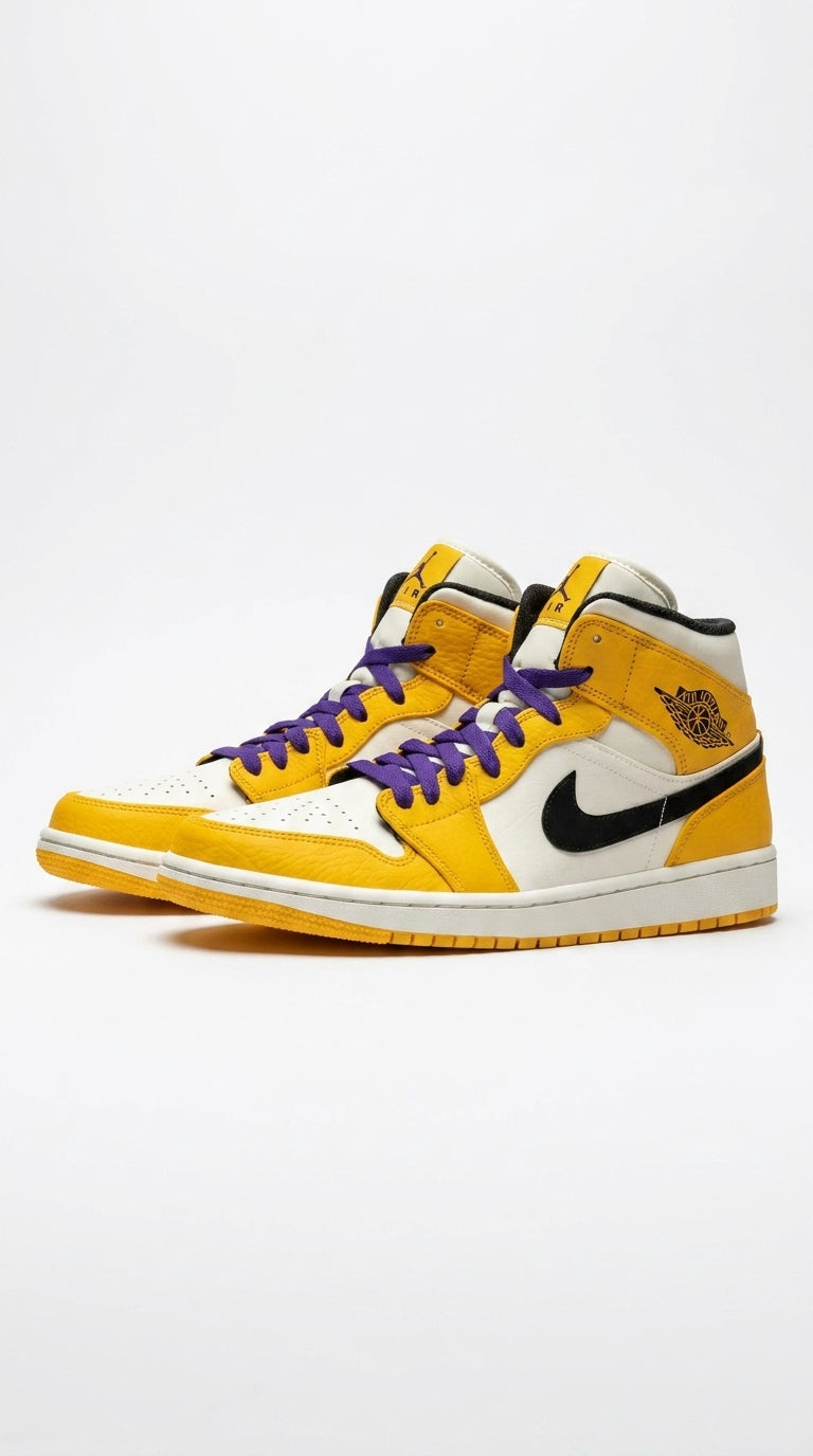 JORDAN 1 MID x SE LAKERS