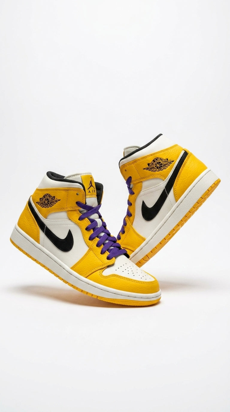 JORDAN 1 MID x SE LAKERS