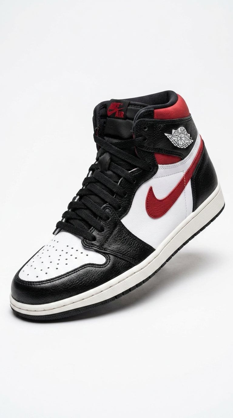 JORDAN 1 RETRO HIGH x BLACK GYM RED