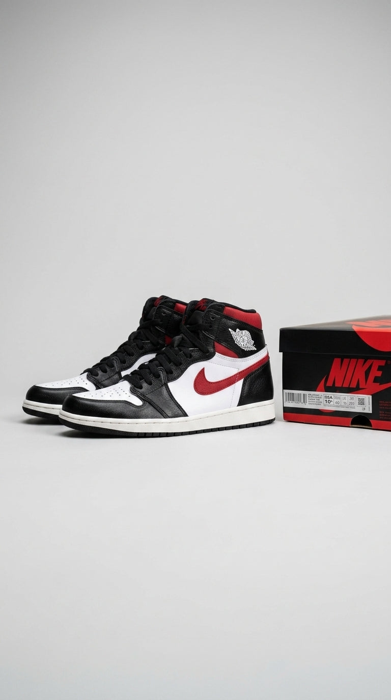 JORDAN 1 RETRO HIGH x BLACK GYM RED