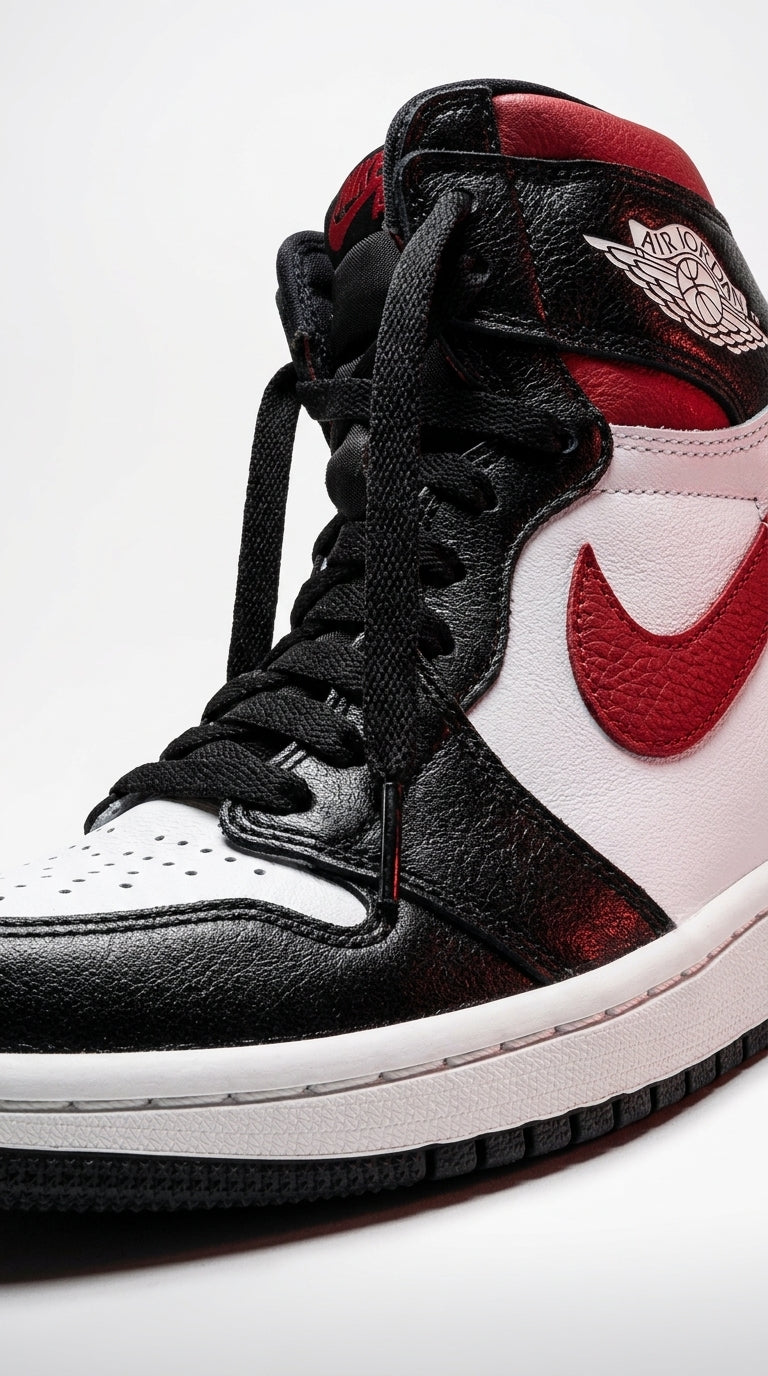 JORDAN 1 RETRO HIGH x BLACK GYM RED