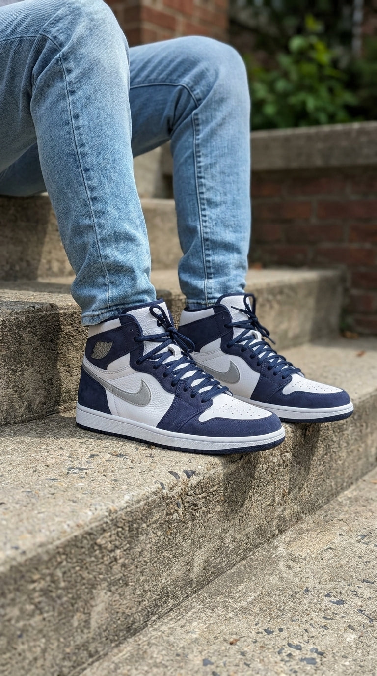 JORDAN 1 RETRO HIGH x COJP MIDNIGHT NAVY