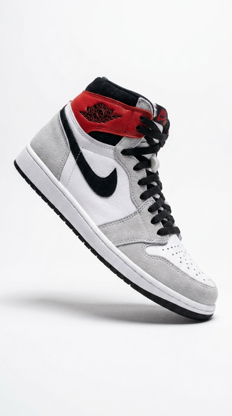 JORDAN 1 RETRO HIGH x LIGHT SMOKE GREY