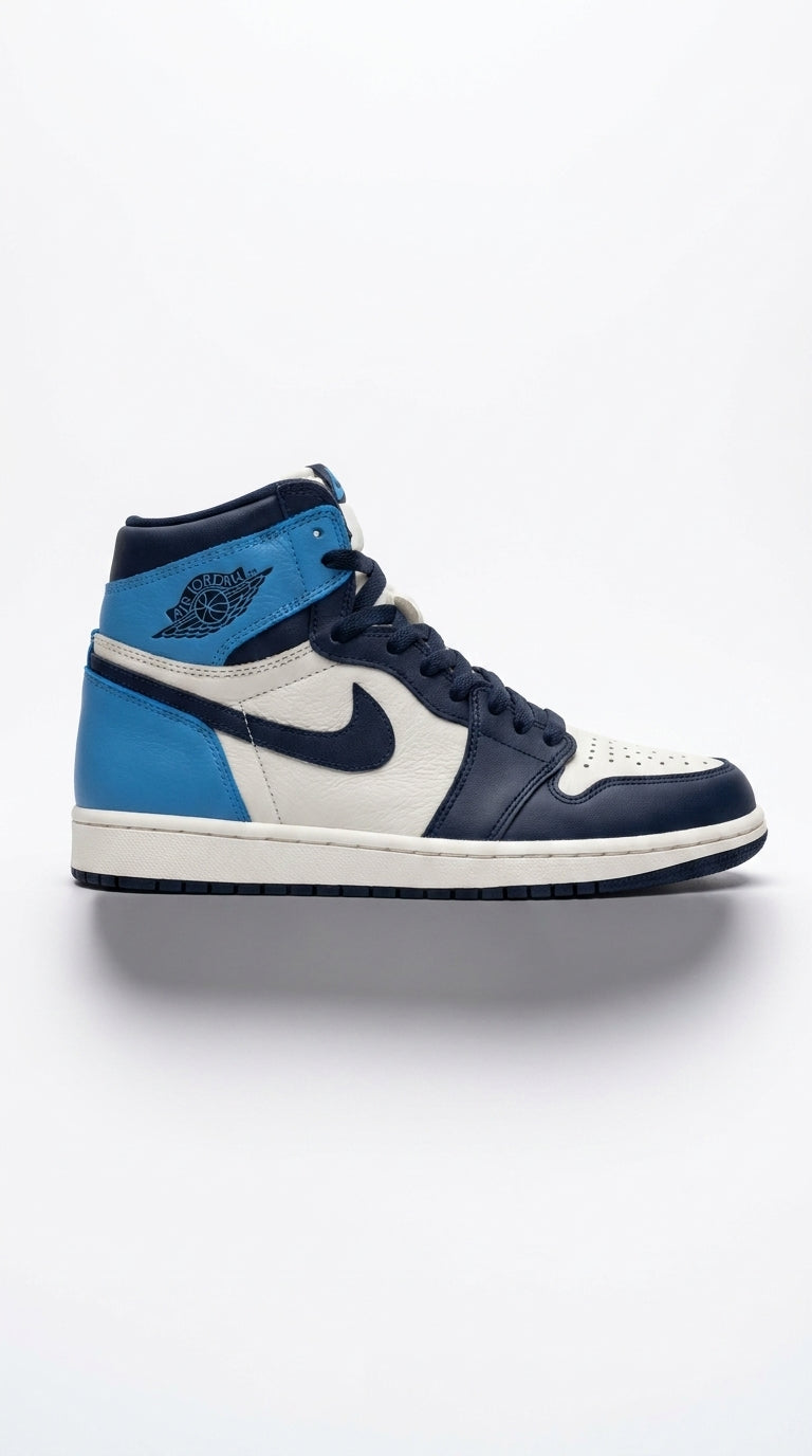 JORDAN 1 RETRO HIGH x OBSIDIAN UNC
