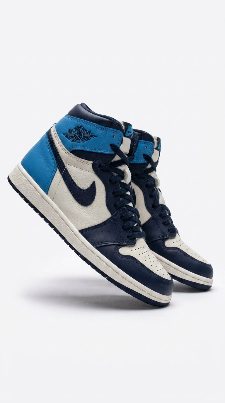 JORDAN 1 RETRO HIGH x OBSIDIAN UNC