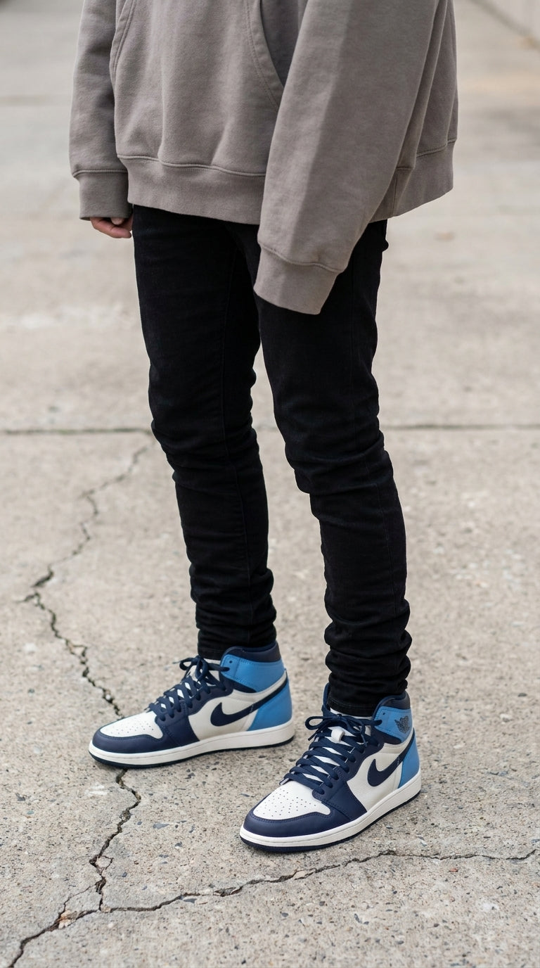JORDAN 1 RETRO HIGH x OBSIDIAN UNC