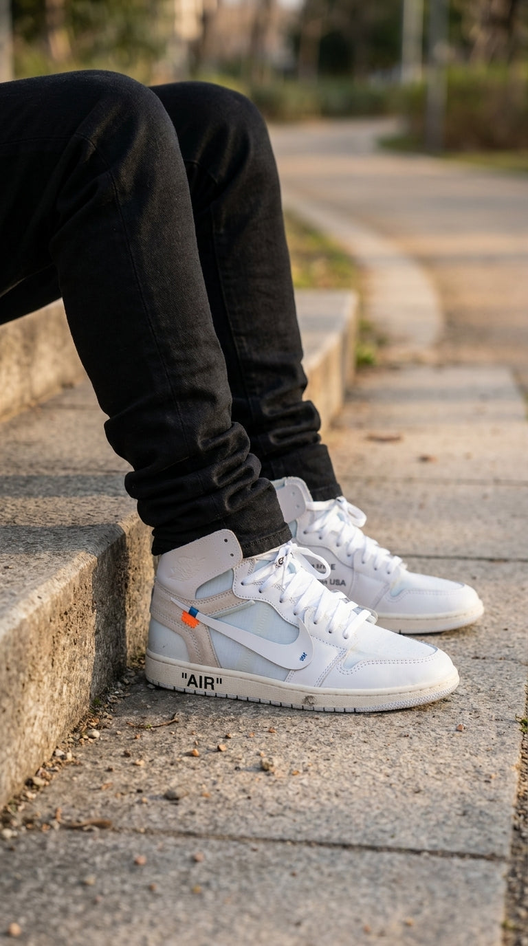 JORDAN 1 RETRO HIGH x OFF-WHITE WHITE
