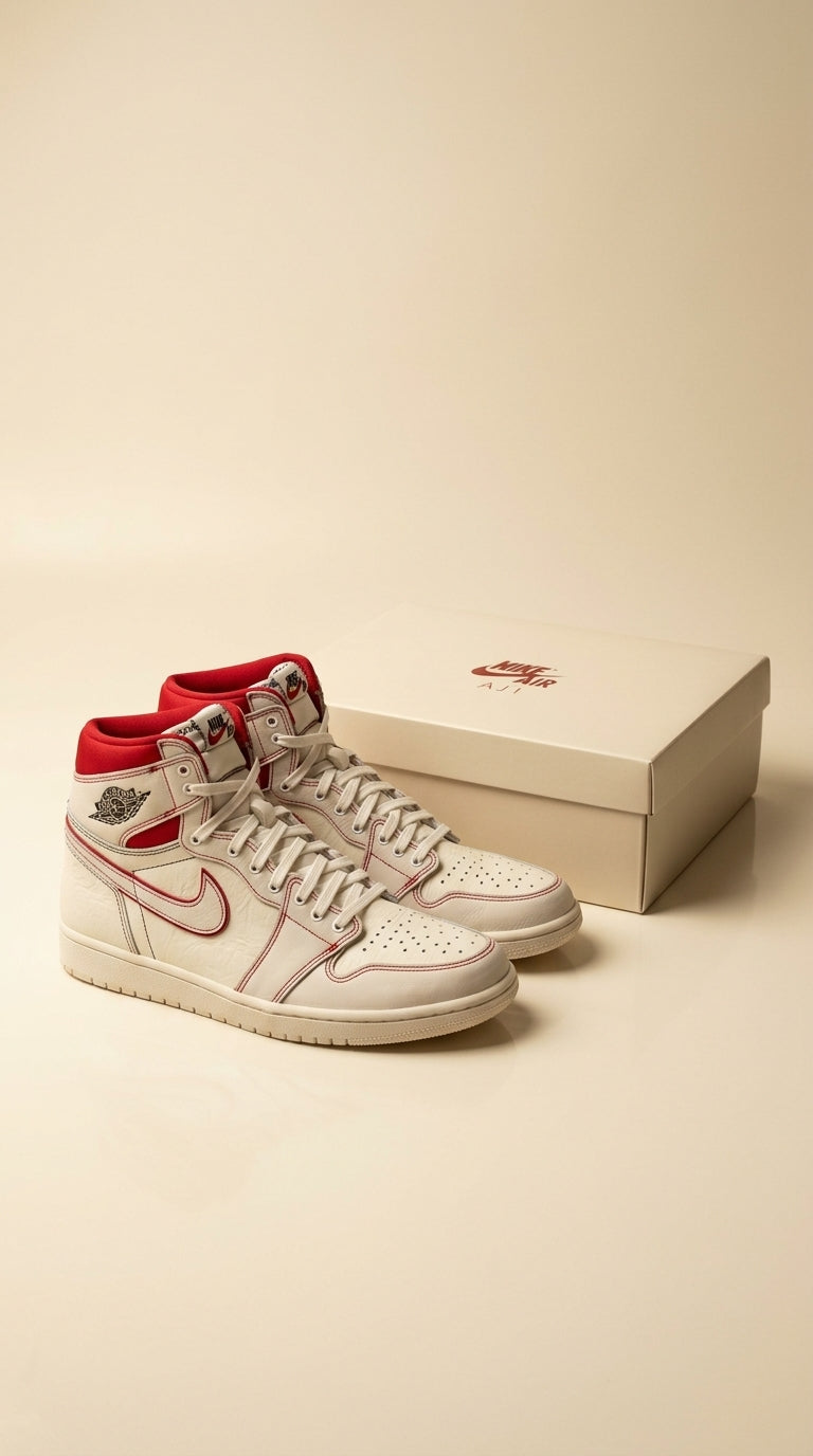 JORDAN 1 RETRO HIGH x PHANTOM GYM RED