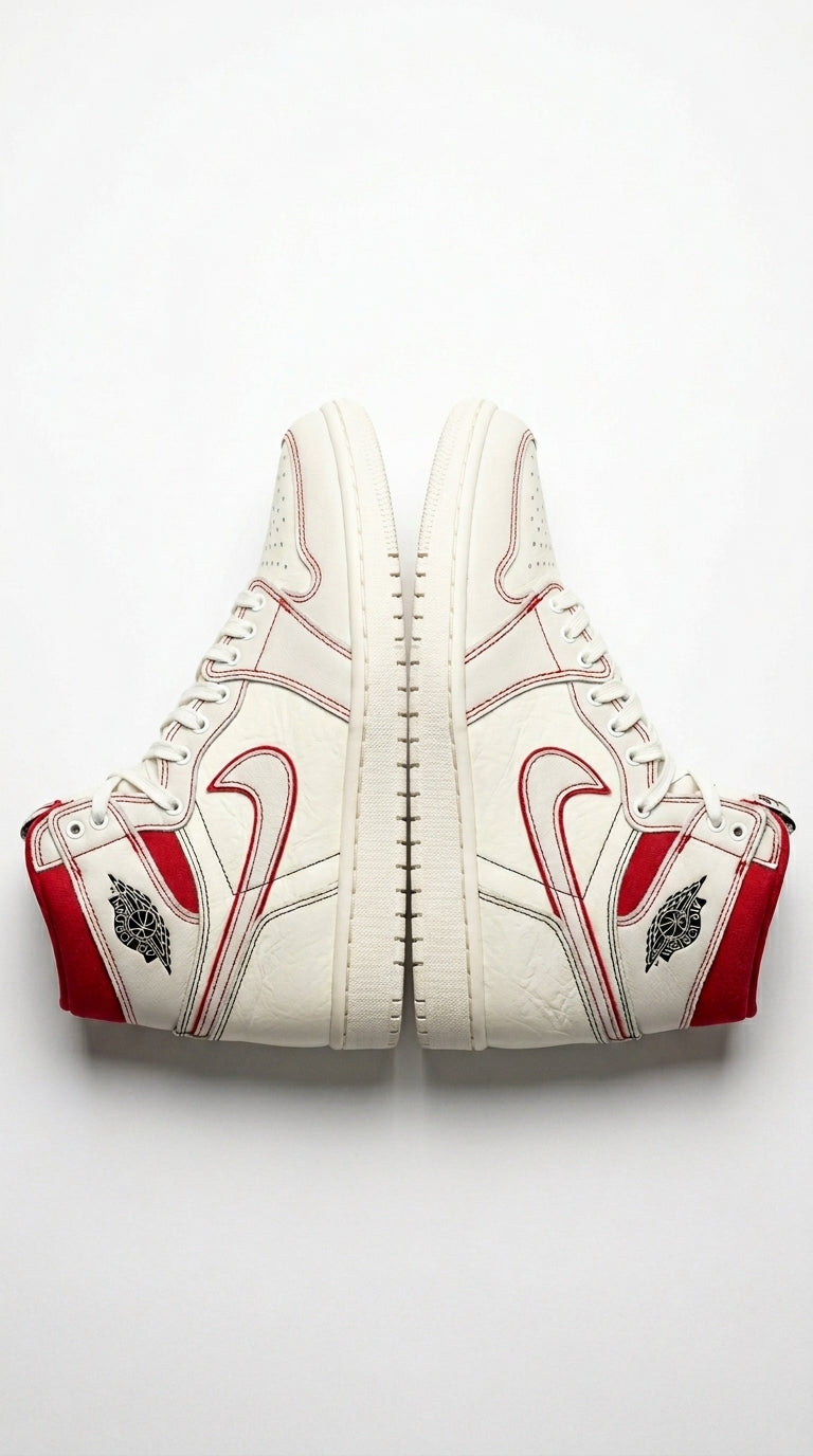 JORDAN 1 RETRO HIGH x PHANTOM GYM RED