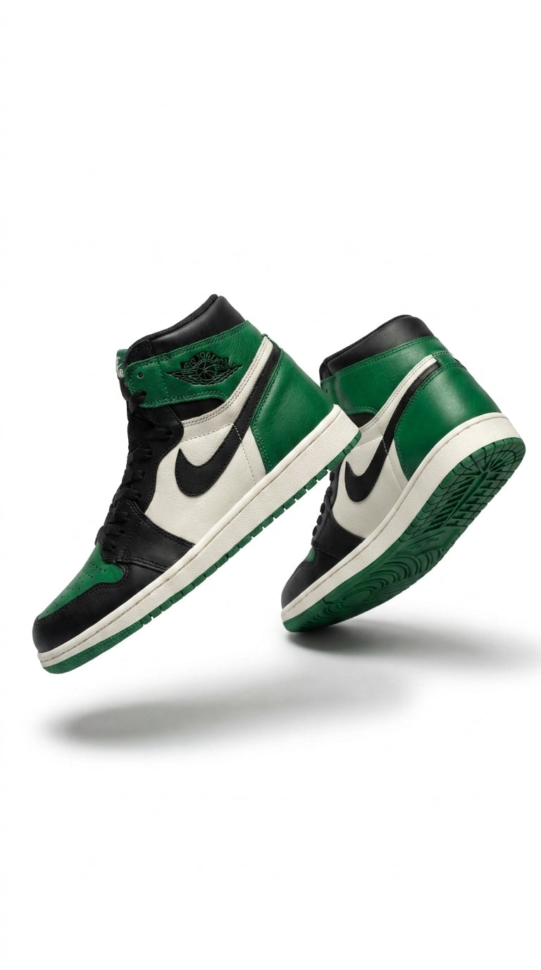 JORDAN 1 RETRO HIGH x PINE GREEN