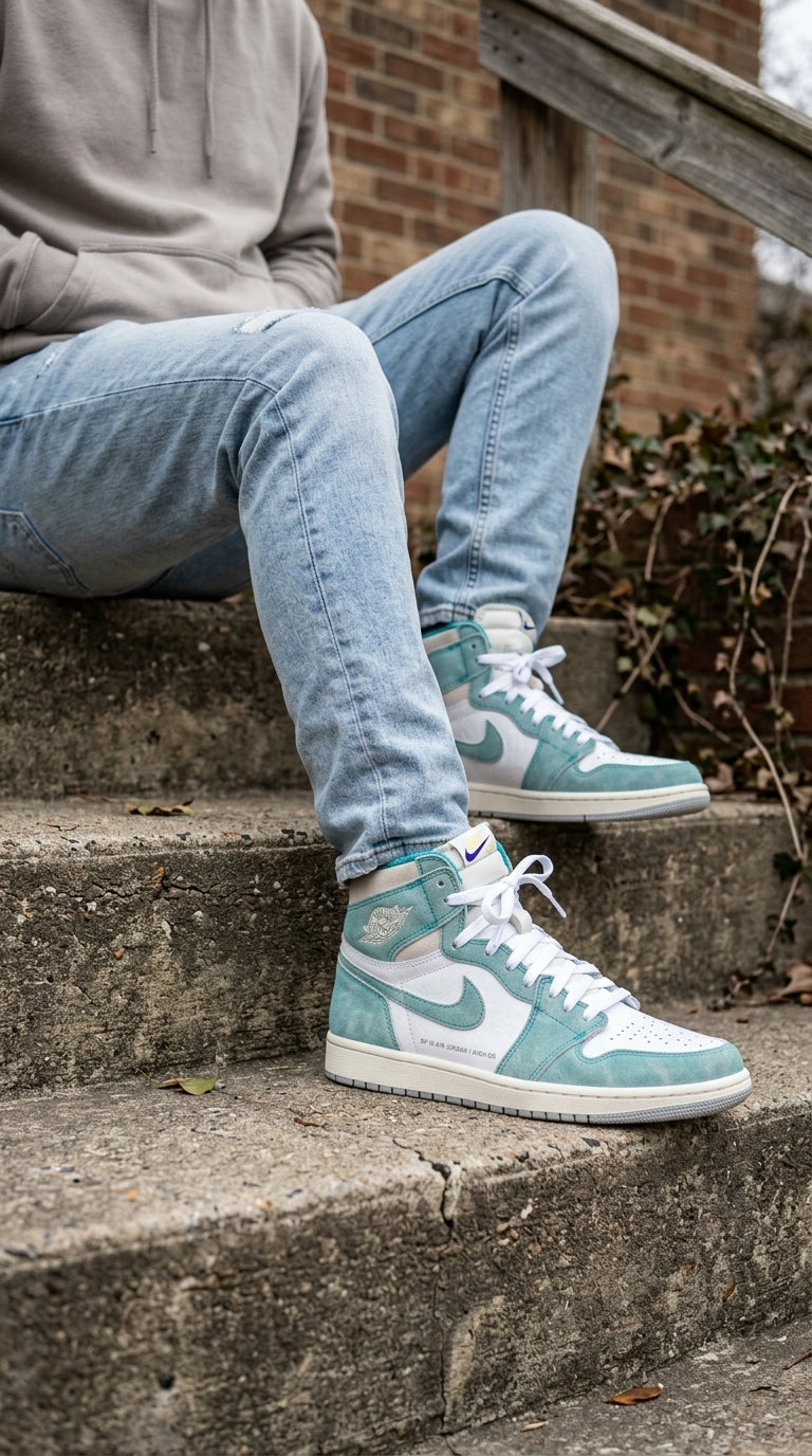 JORDAN 1 RETRO HIGH x TURBO GREEN